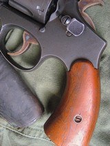 Smith and Wesson Victory .38 S&W Special Revolver from WWII with Original Leather Holster - 5 of 20