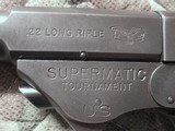 Hi-Standard 102 US Military Supermatic Tournament .22 LR - 3 of 12