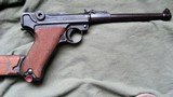 Luger with matching number flat stock, Erfurt 1917 - 3 of 20