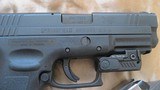 XD 45 ACP BLACK COMPACT with Laser Sight and two Original Factory 13 Round Magazines - 4 of 11