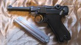 Krieghoff Suhl P08 1936 Luger 9mm SN 6619. All matching numbers including Schmeisser Magazine - 12 of 20