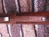 Winchester model 1873 44-40 caliber rifle. Dated 1883, 20 inch barrel, serial number 122610A. - 14 of 16