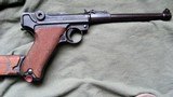 Luger with matching number flat stock, Erfurt 1917 - 2 of 21