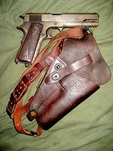 U.S. Navy 1913 Marked Colt Original Finish Model 1911 Semi-Automatic Pistol with U.S.M.C. Marked Holster
