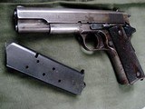 U.S. Navy 1913 Marked Colt Original Finish Model 1911 Semi-Automatic Pistol with U.S.M.C. Marked Holster - 10 of 16