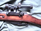 Mosin Nagant M91/30 Sniper Rifle by Izhevsk. Soviet PU scope - 4 of 22