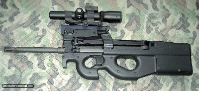 Fabrique Nationale Herstel mod PS90 rifle semi-auto, 5.7x28 cal w/Burris Fullfield Tac 30 1-4x24 and Fastfire 3 red dot sight