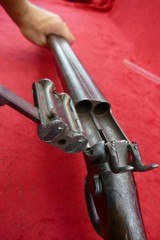 Ethan Allen Very Rare Hinge Breech 12 Gauge Double Barrel Shotgun - Antique - 1 of 20