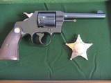 Colt Army Special .32-20 in display case with Deputy Sheriffs Badge and Colt Archive Letter - 2 of 12
