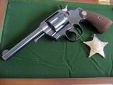 Colt Army Special .32-20 in display case with Deputy Sheriffs Badge and Colt Archive Letter - 4 of 12
