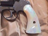 Colt Police Positive .22 Caliber.Special Target Revolver, Mother of Pearl Grips. - 3 of 11