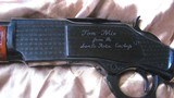 Winchester Model 1873 .44 Cal. Lever Action Rifle, Special Presentation Inscribed "Tom Mix" - 1 of 20