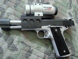 Colt Custom Competition 1911 .38 Super Pistol with Aimpoint Comp XD red Dot sight