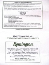 Remington Model 700 Mountain SS .308 Winchester Bolt Action Rifle, New in Box - 10 of 10