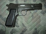 Canadian Inglis Browning Hi-Power Pistol with military markings. - 1 of 8