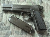 Canadian Inglis Browning Hi-Power Pistol with military markings. - 5 of 8