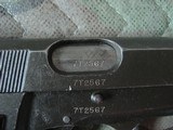 Canadian Inglis Browning Hi-Power Pistol with military markings. - 2 of 8