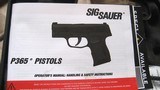SIG P365 SAS 9MM Pistol. NEW in Box. 3" Barrel. SAS Green Meprolite - 3 of 14