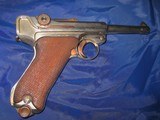 WWI Era P08 Luger Semi-Automatic 9mm Pistol Bringback, Nazi Proofs with provenance - 2 of 11