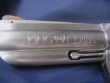 Original 1988 Colt King Cobra double/single action Stainless Steel Matt Finish .357 Mag revolver. - 4 of 10