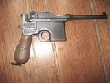 Broomhandle Mauser Oberndorf German Army C96 Semi-Auto Pistol - 2 of 10