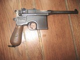 Broomhandle Mauser Oberndorf German Army C96 Semi-Auto Pistol - 2 of 9