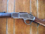 Winchester Rare Model 1873 Rifle .38, Antique, made 1884 - 8 of 14