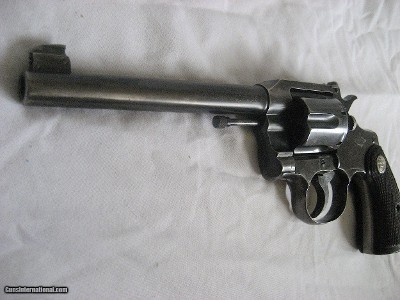 Colt Officers Model .38 Special 6 inch barrel, Comes with Colt Official Authenticity verification. MFG 1909. - Image 4 of 8