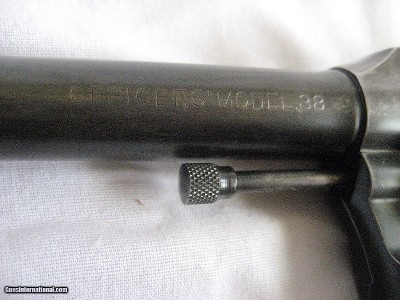 Colt Officers Model .38 Special 6 inch barrel, Comes with Colt Official Authenticity verification. MFG 1909. - Image 5 of 8