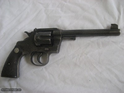 Colt Officers Model .38 Special 6 inch barrel, Comes with Colt Official Authenticity verification. MFG 1909. - Image 1 of 8