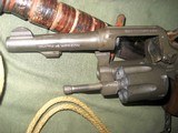 U.S.M.C. S&W Victory Model Revolver with USMC Kabar Fighting Knife with Leather Sheath - 6 of 11