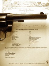 Colt Model 1909 .45 Colt Revolver- 1909 US to Philippines shipment - 1 of 14