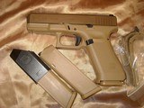 Glock G19X Gen 5 9mm FDE Pistol