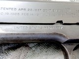 COLT M1911 A1 U.S.ARMY MARKED PISTOL 45, Mfg. 1918 - 3 of 9