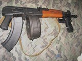 Draco AK 47 Pistol 10.5 inch barrel with laser,
ammo drum and magazine - 2 of 12