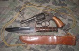 Marines US Property Stamped Smith and Wesson with Marines Marked Fighting Knife - 3 of 11