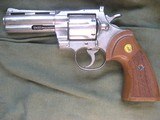 Colt Python 1966 Mfg, Nickel finish, comes with correctly number cardboard colt box - 3 of 16