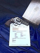 Colt Python 1966 Mfg, Nickel finish, comes with correctly number cardboard colt box - 6 of 16