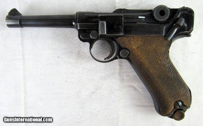 German Luger 1921 DWM 9 mm Pistol (ALL Matching Numbers including magazine)