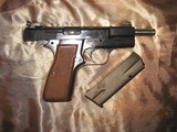 Browning Hi Power 9mm Very Good to Excellent Condition with Browning marked leather carrying bag. - 2 of 8