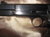 Browning Hi Power 9mm Very Good to Excellent Condition with Browning marked leather carrying bag. - 8 of 8