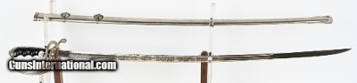 WWI PERIOD M1902 OFFICERS SWORD NAMED BY EICKHORN WITH SCABBARD