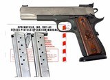 Springfield Armory 1911A1 9mm Loaded Target Upgraded Competition Pistol w/ 3 Magazines - 1 of 8