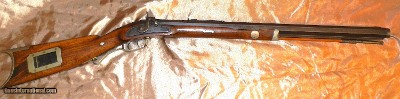 Ultra Rare Original U.S. Pennsylvania Percussion Carbine with Set Trigger and British Lock by Joseph Golcher c. 1840