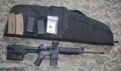 Colt CAR-A3 HBAR Elite .223 with Aimpiont Micro T-1 sight