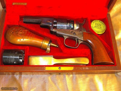 Presentation Boxed Repro Colt “Wells Fargo” Model 1849 .31 Cal 3