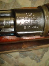 Eddystone Excellent WWI US Military 1918 issue, Model 1917 .30-06 SPRG. Bolt Action Rifle - 3 of 12