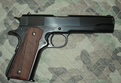 Ithaca WWII issued Model 1911A1 .45 ACP
Looks great.