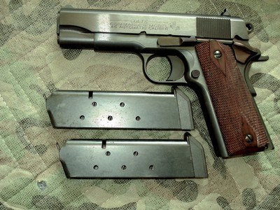 Colt Commander .45 ACP with hard case and two magazines - Image 1 of 7