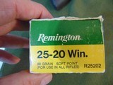 REMINGTON 86 GRAIN SOFT POINT 25-20 WIN ( 25 W.C.F. ) - 3 of 3